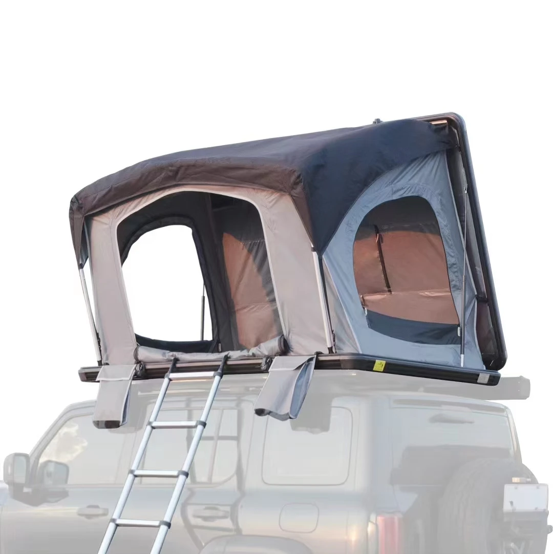 

Custom Auto Roof Top Tent Waterproof PVC Cover for Cars Outdoor Camper Tent for 2 People Straight Bracing Typecustom