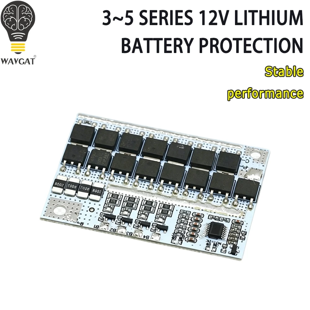 3S 4S 5S Bms 12v 16.8V 21V 3.7V 100A Li-ion Lmo Ternary Lithium Battery Protection Circuit Board Li-polymer Balance Charging