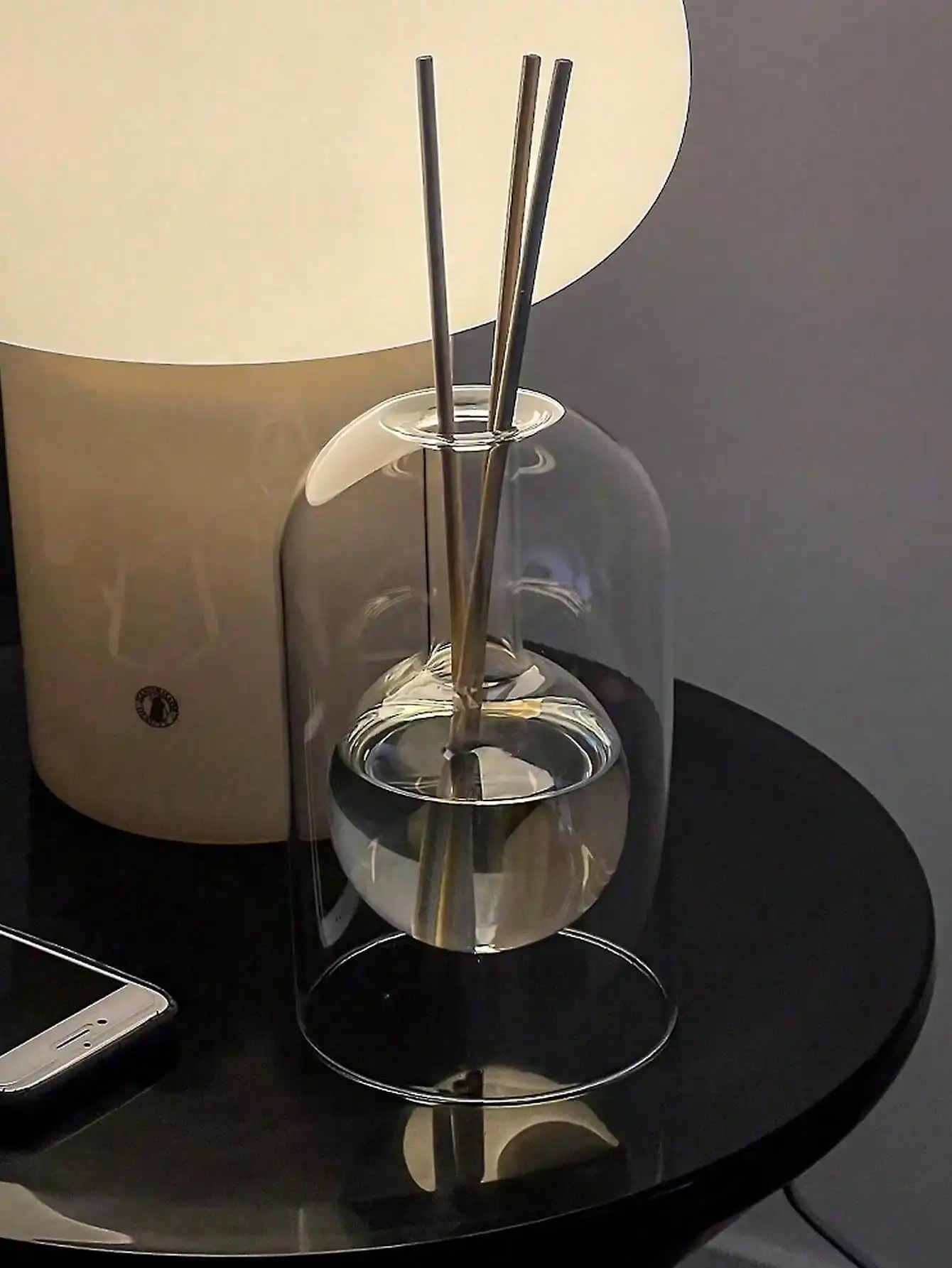 Minimalist High-End Double Layer Glass Aroma Diffuser, Flameless, Home Decor, Birthday & Graduation Gift