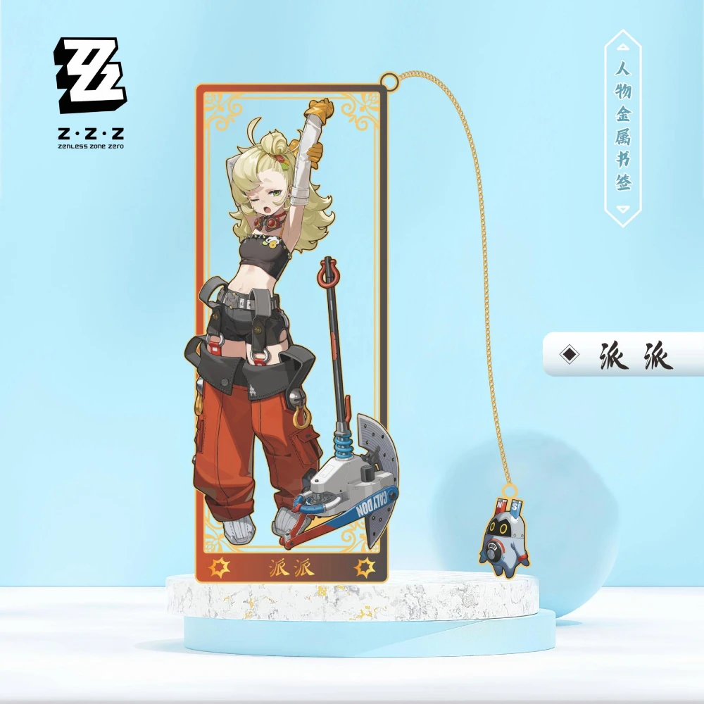 Jeu Zenless Zone Zero Jane Doe Seth Lowell Qingyi Zhu Yuan Von Lycaon Corin Wickes, marque-page en métal, accessoires de cartes, cadeaux