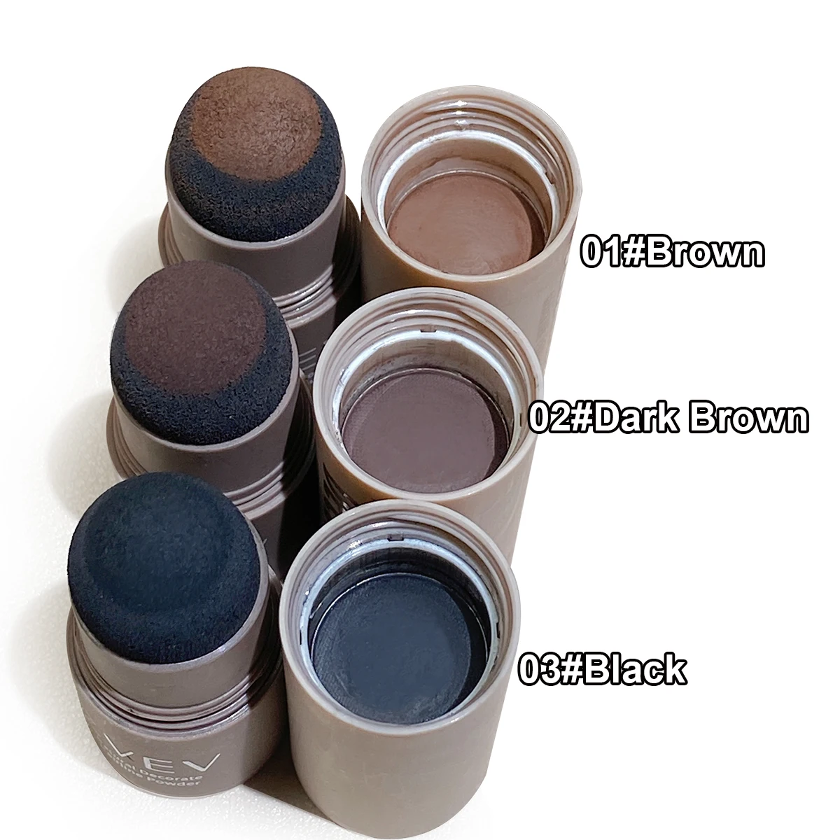 Waterproof Hairline Powder Natural Sweatproof Hair Chalk Black Brown Hair Concealer Root Cover Up Hairline Fluffy Shadow Powder