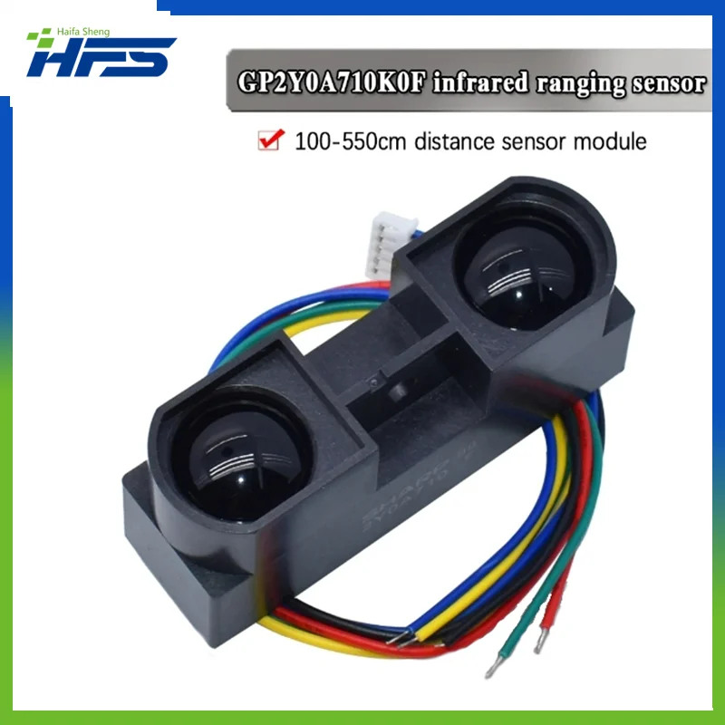 

GP2Y0A710K0F 100% NEW SHARP 2Y0A710K 100-550cm Infrared distance sensor INCLUDING WIRES IR Infrared Ranging Sensor Module