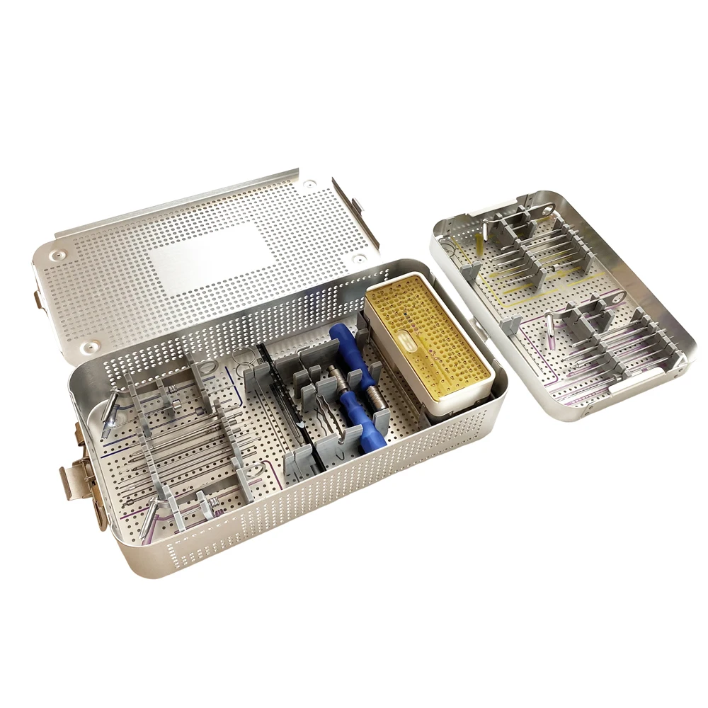 

QSWTITAN Medical Orthopedic Surgical Headless Cannulated Screw Instrument Set with Sterilization box