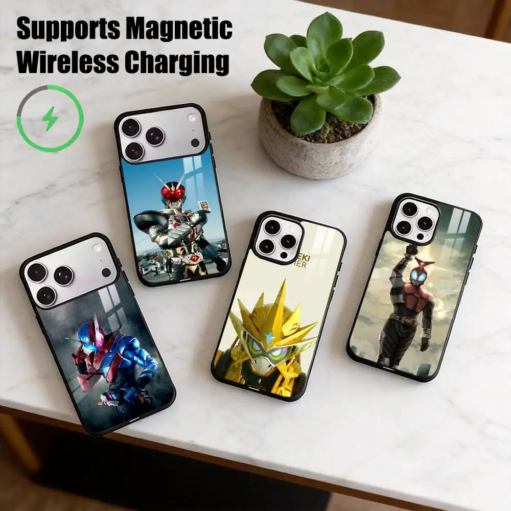 Kamen Rider-R Anime  Phone Case For iPhone17,16,15,14,13,12,11 Plus,Pro Allows magnetic wireless charging Gift