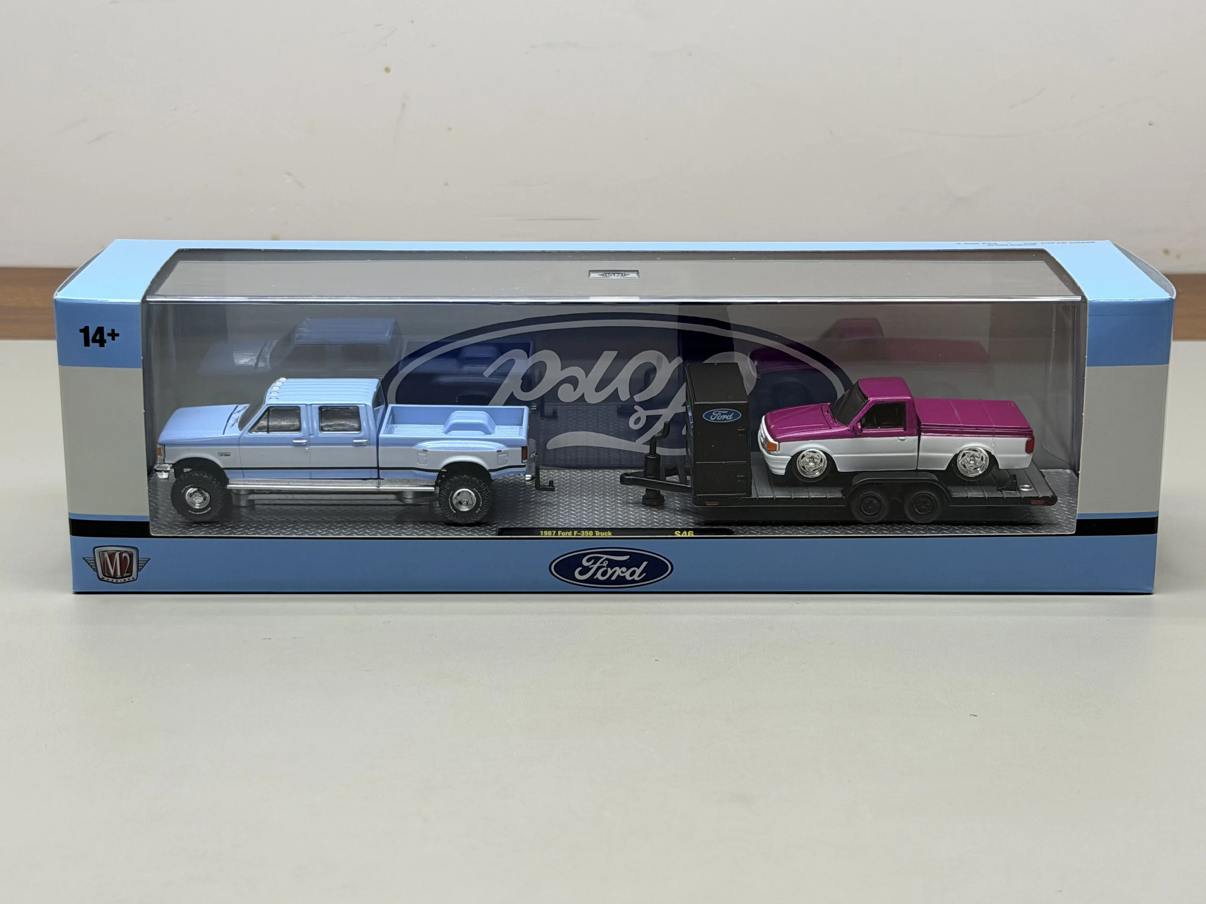 M2 1:64 Ford GT40 MKII three-car set 1966 Le Mans racing alloy model (limited edition)
