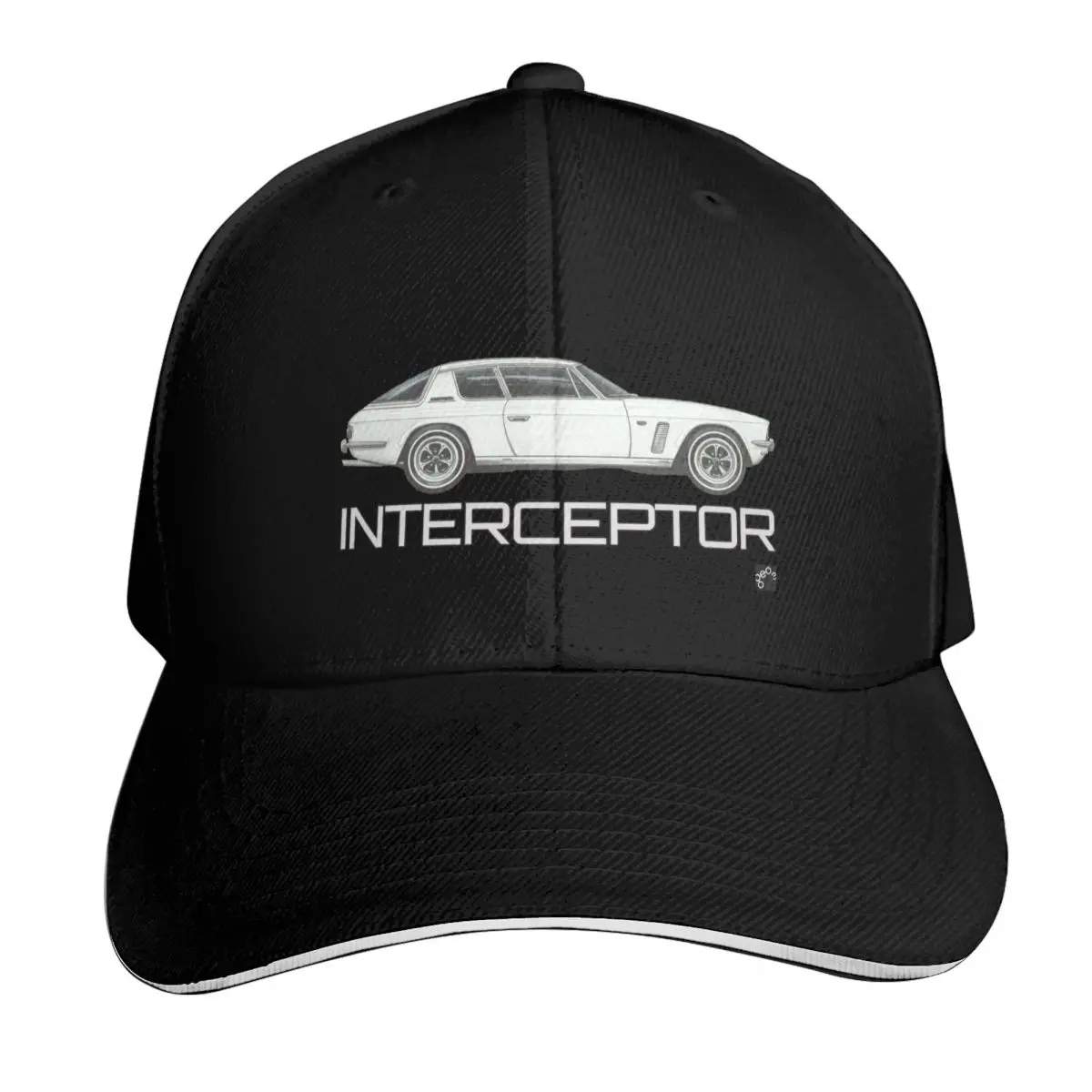 Geo3Doodles Interceptor Doodle Baseball Cap Contrast Two Tone Brim Snapback Flat Bill Strapback Dad Hat