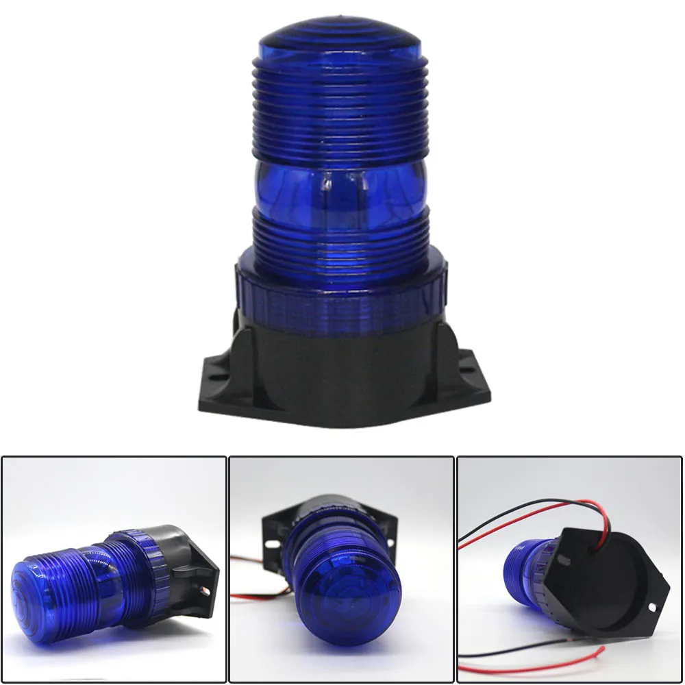 Flash Red Blue Emergency Traffic Lights for Vehicles LED Strobe Warning Lights For Trucks Cars School Bus Magnetic Mount 12V-24V