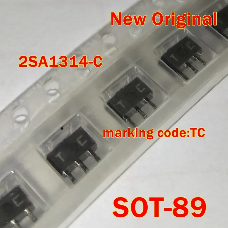 1Pcs to 100Pcs 2Sa1314-C 2Sa1314 Sot-89 New Original Marking Code:Tc Transistor (Strobe Flash, Audio Power Applications)