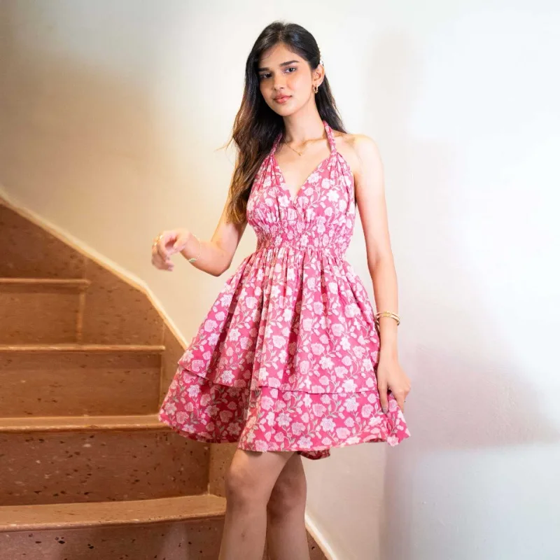 Vestido feminino com decote em v, gravata halter, sexy, em camadas, bainha de bolo, bodycon, midi, com cintura cinched, para festa, clube, y2k, estilo doce e quente