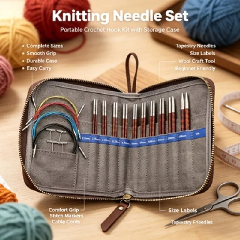 kit-d'aiguilles-a-tricoter-circulaires-detachables-en-bois-de-santal-noir-a-pointe-lisse-pour-crochet-manuel-tissage-artisanal-et-couture-diy