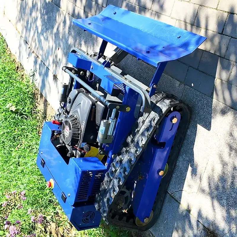 

Customizable intelligent engine continuous lawn mower, remote tracked gardening robot, four stroke DIY level