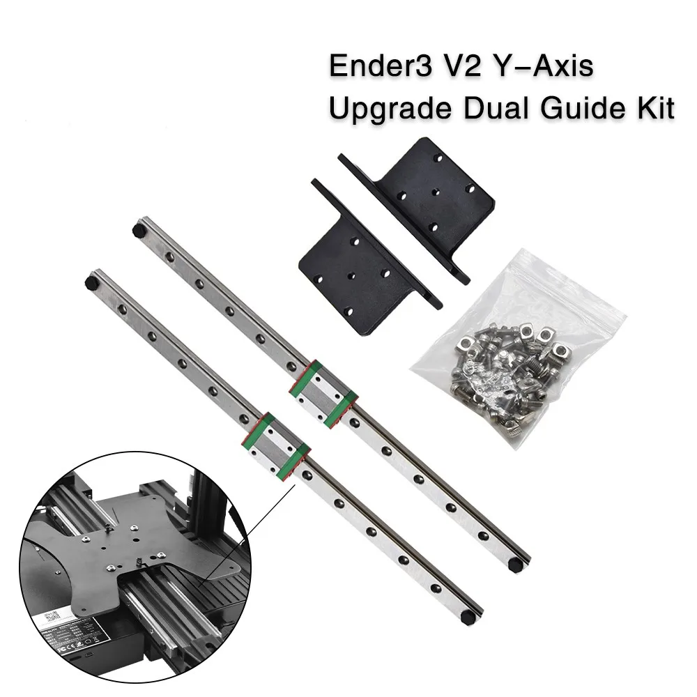 

creality 3D Printer Upgrade kit Parts Ender-3/V2/PRO Linear Rail Y-axis MGN12H 300MM Upgrade kit