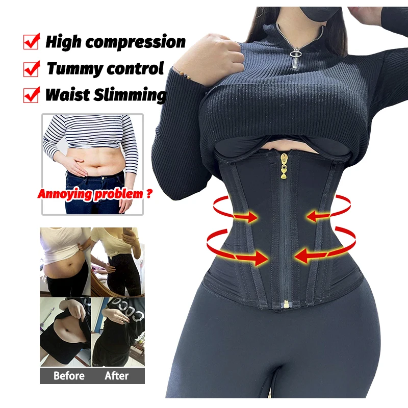 Corset Reducing Shaper Girdles Colombian Hourglass Body Sculpting Binders Belt Modeling Strap Postpartum Fajas Female Shapewear