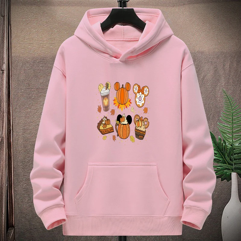 Hoodie Halloween Disney 2025 untuk Orang Tua dan Anak, Motif Mickey Ghost Menawan Seluruh Keluarga