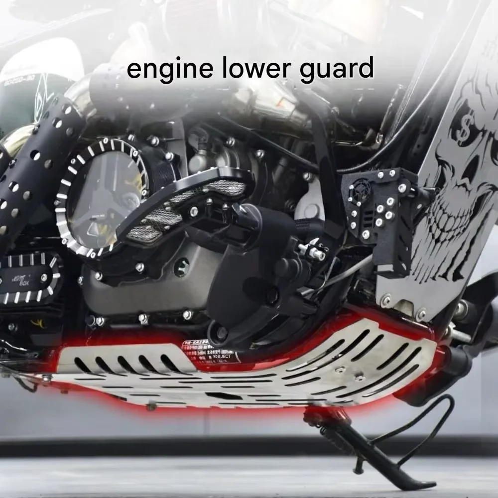 

For Benda Napoleonbob 250 engine protection plate vintage lower shroud metal guard chassis trim cover accessories