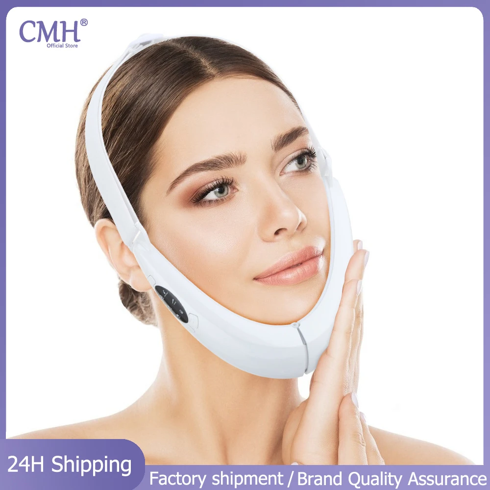 V Face Facial Machine Electric V-Line Up Lift Belt Face Massage LED Face Skin Lifting Firming Beauty Device Double Chin Reducer