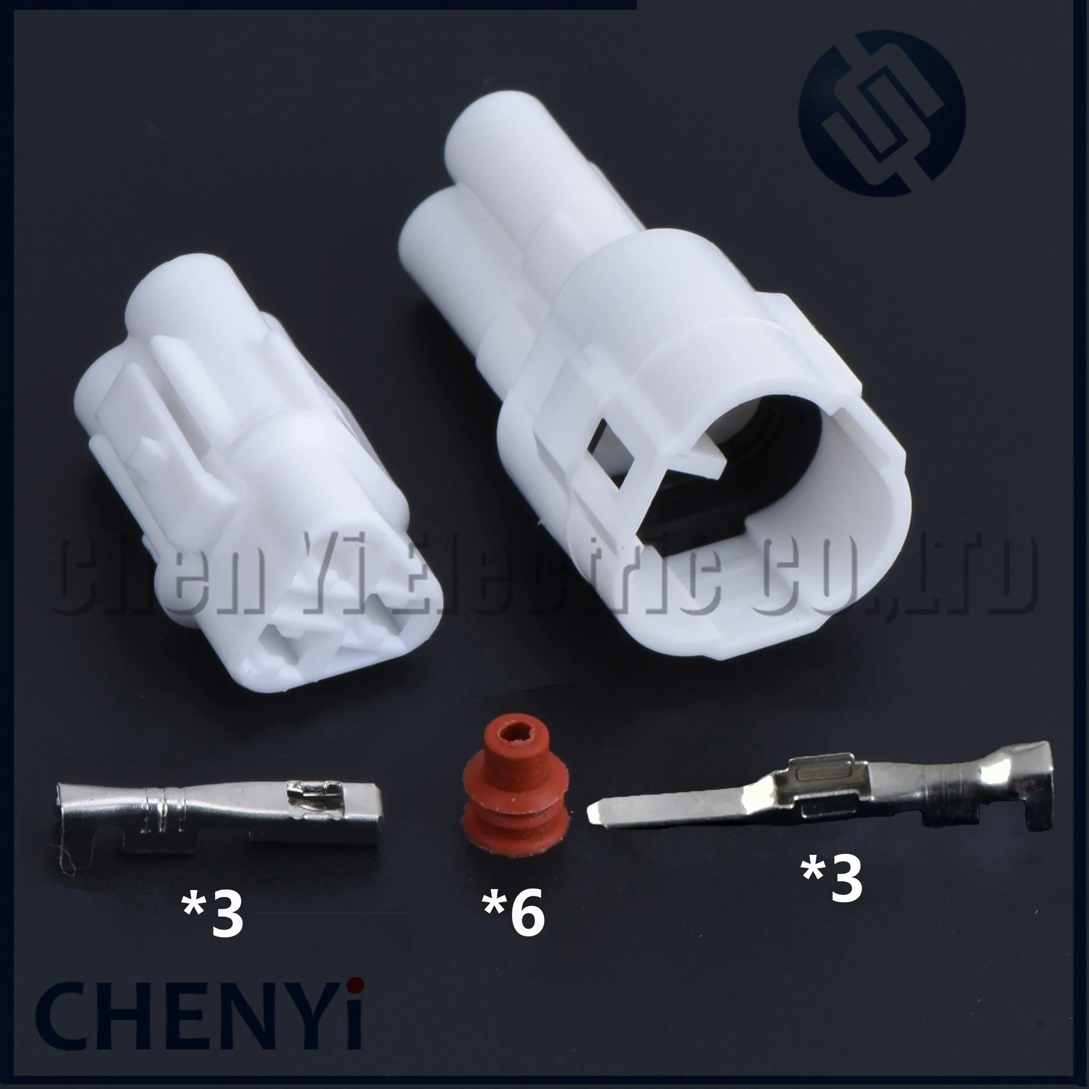 5 Sets 3 Pin 2.2 Series male or female MT090 sealed Motorcycle TPS waterproof connector 6187-3231 6180-3241