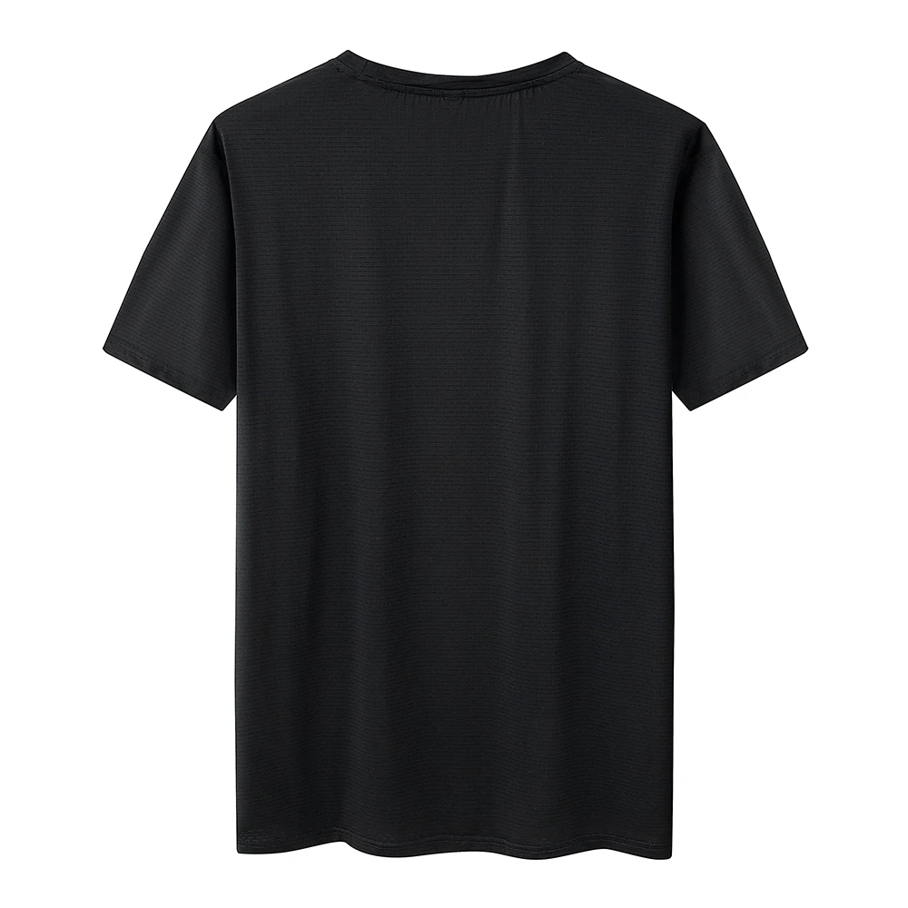 ผู้ชายขนาดบวกเสื้อยืด 5XL 6XL 7XL 110-175 กก.เสื้อยืดแห้งเร็วระบายอากาศได้ดีฟิตเนสวิ่งรอบคอแขนสั้นเสื้อผ้า