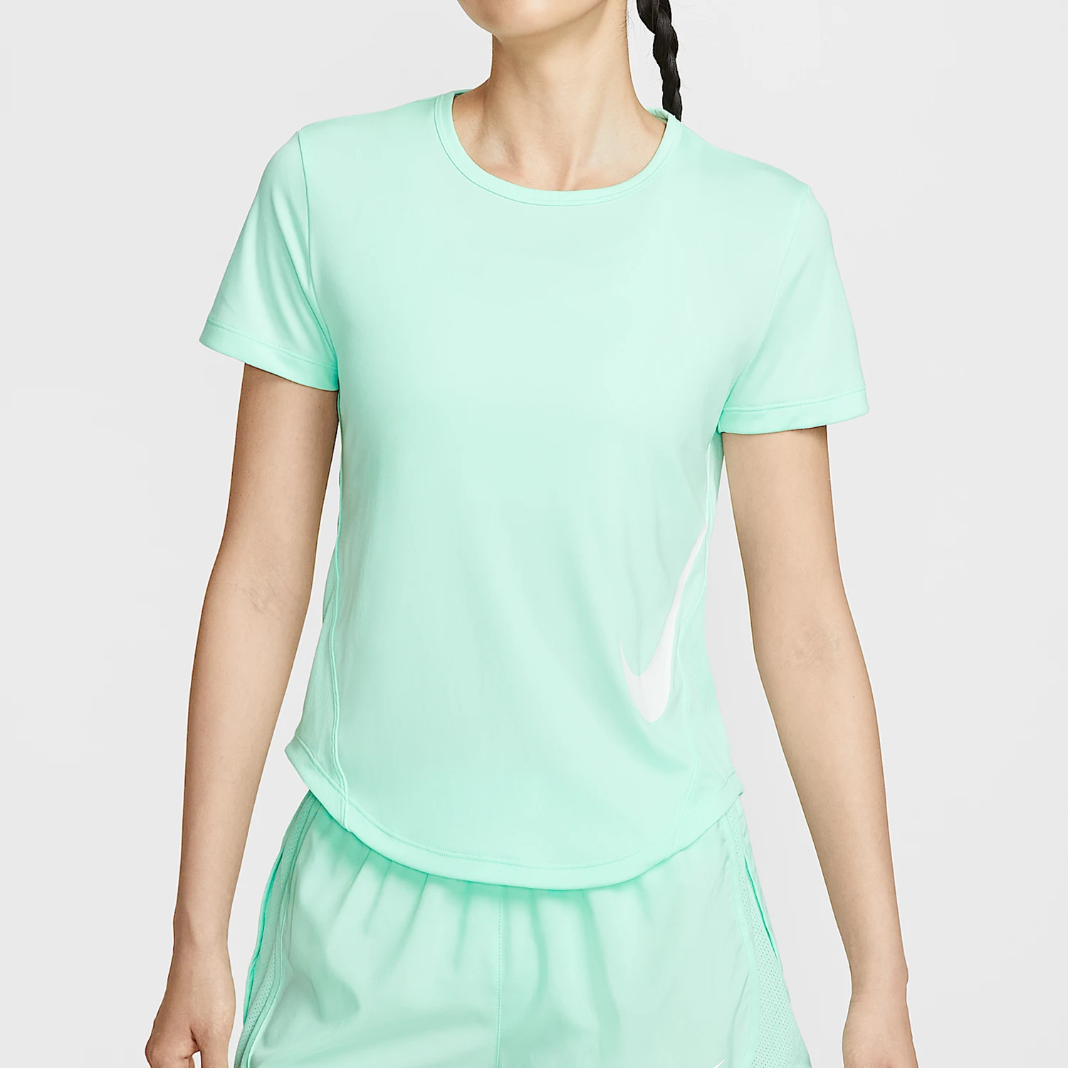 

Nike genuine Summer Women's Mesh Panel Breathable T-Shirt HV2773-353