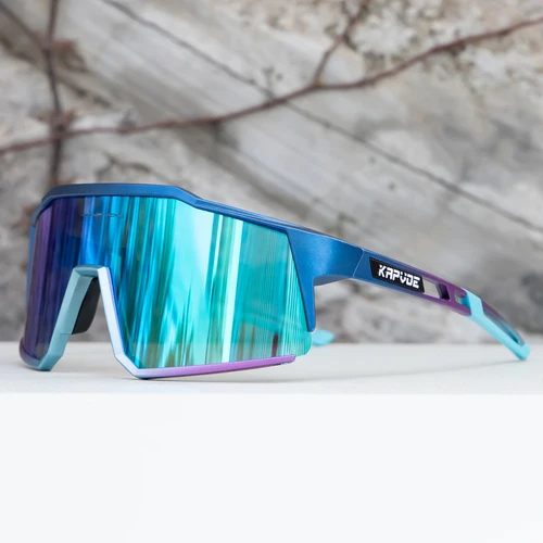 Kapvoe, gafas de ciclismo para hombre, protección UV400, bicicleta de carretera, MTB, gafas de sol para deportes al aire libre, gafas de bicicleta, gafas deportivas profesionales