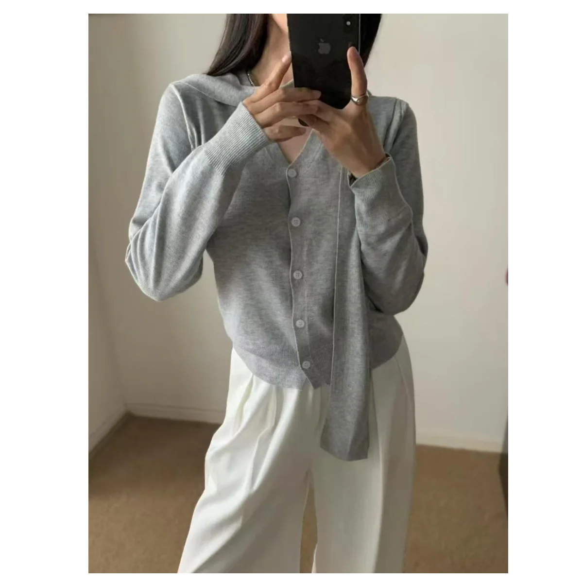 

Fashionable Cardigan Sweater Women's College Style Knitted Top Spring and Autumn Elegant Commuting Top Tops 2025 Korean Style