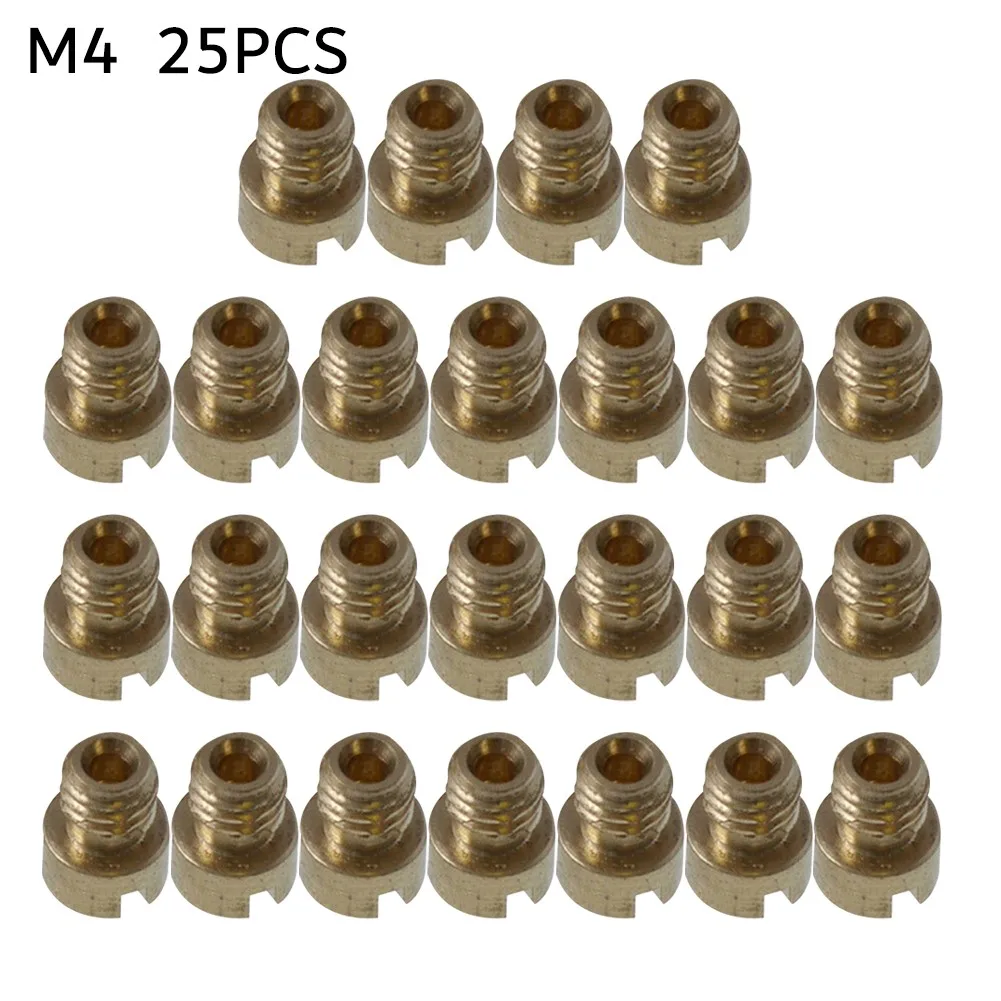 25pcs Motorcycle Carburetor Nozzle Carburetor Jets 55-115 Accessories For Puch Maxi Bing Hercules Carburettors With Jets