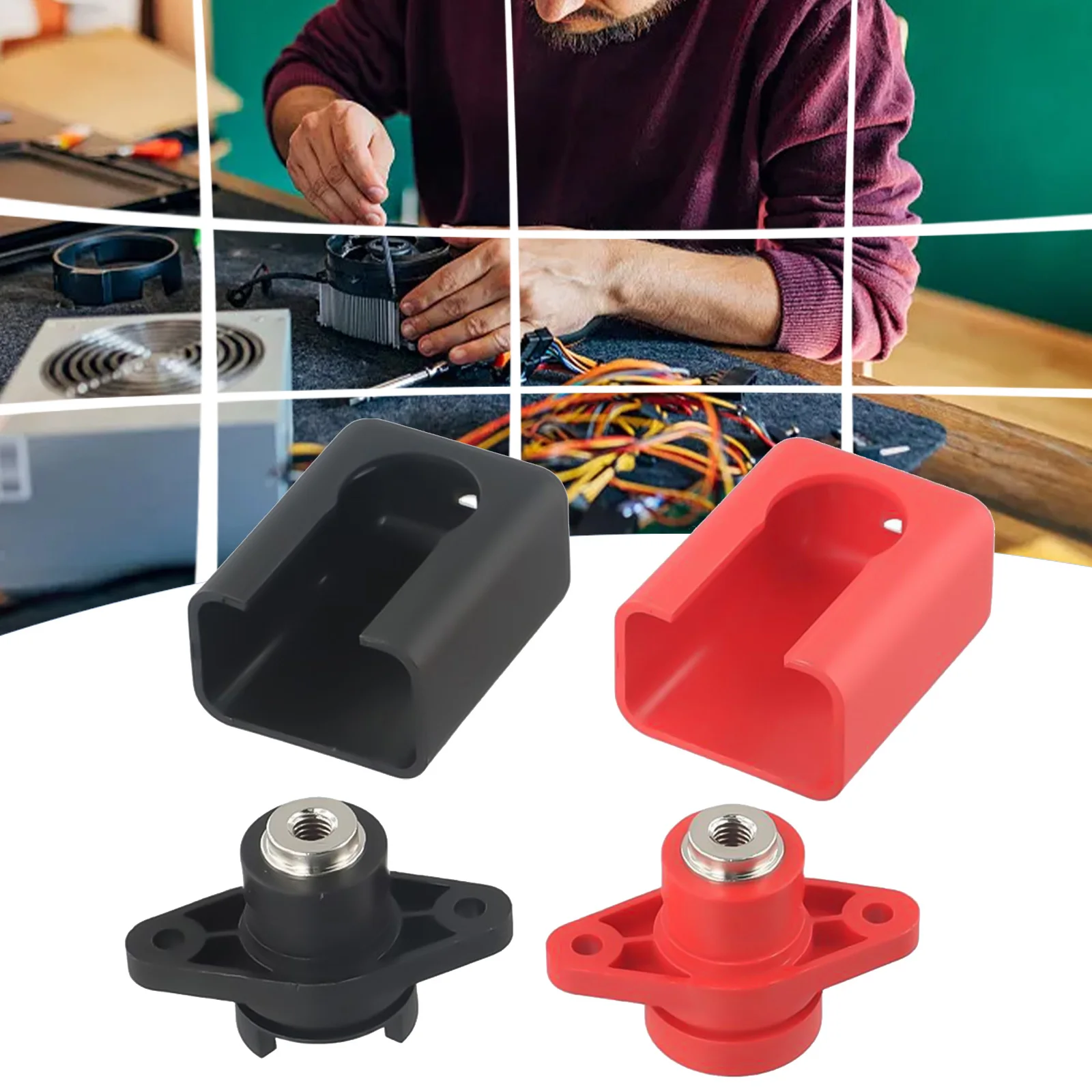 

2 шт. медные клеммные разъемы для литиевых батарей, подходящие для хранения энергии с высокой токовой емкостью