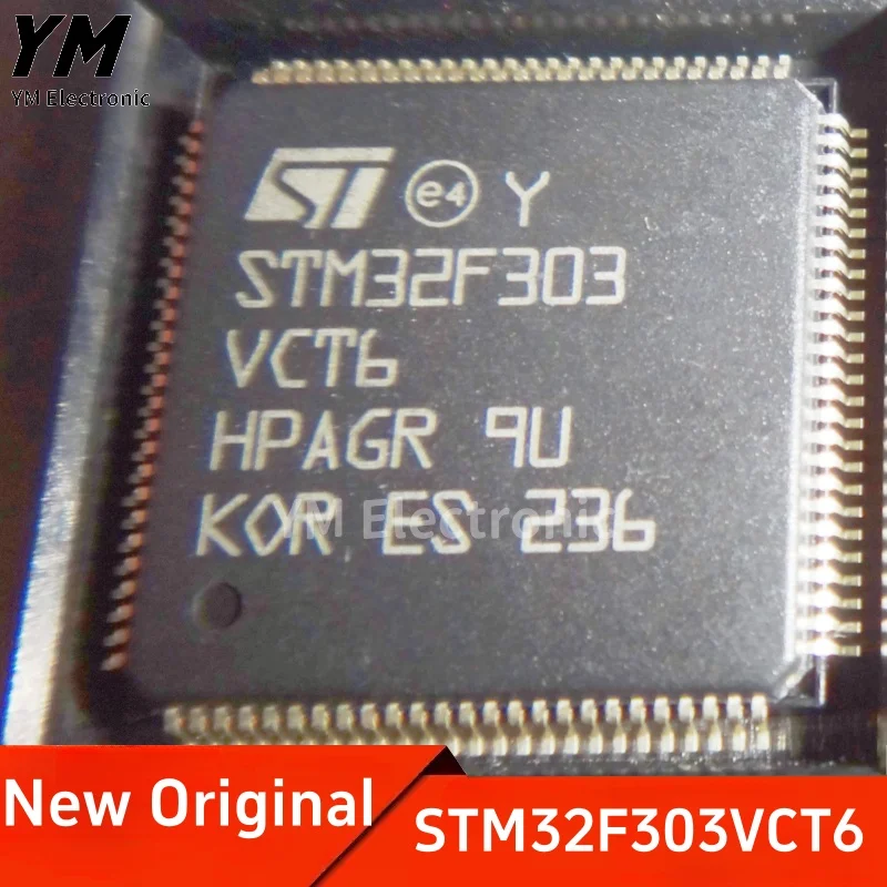 New Original STM32F303VCT6 LQFP-100 ARM Cortex-M4 32-bit Microcontroller MCU