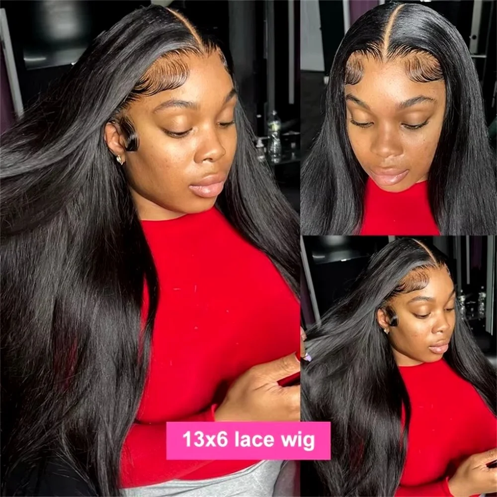 13x4 HD Lace Front Wigs Straight Human Hair Wigs For Women 4x4 HD Lace Closure Wig Pre Plucked 180 Density 13x6 Lace Frontal Wig