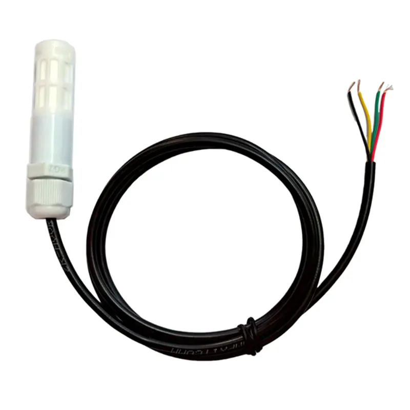 RS485 Modbus Sensor Suhu dan Kelembapan Tahan Air DC5-24V Presisi Tinggi Pengukur Suhu dan Kelembapan PE