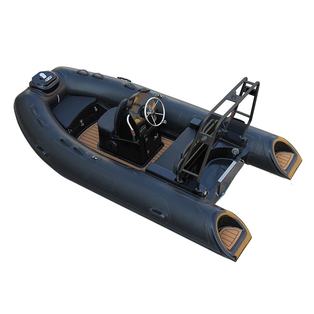 

11ft ORCA HYPALON TUBE Luxury Family 340 Fiberglass Hull Semi-Rigid Inflatable Fishing Rib Boat For Sale