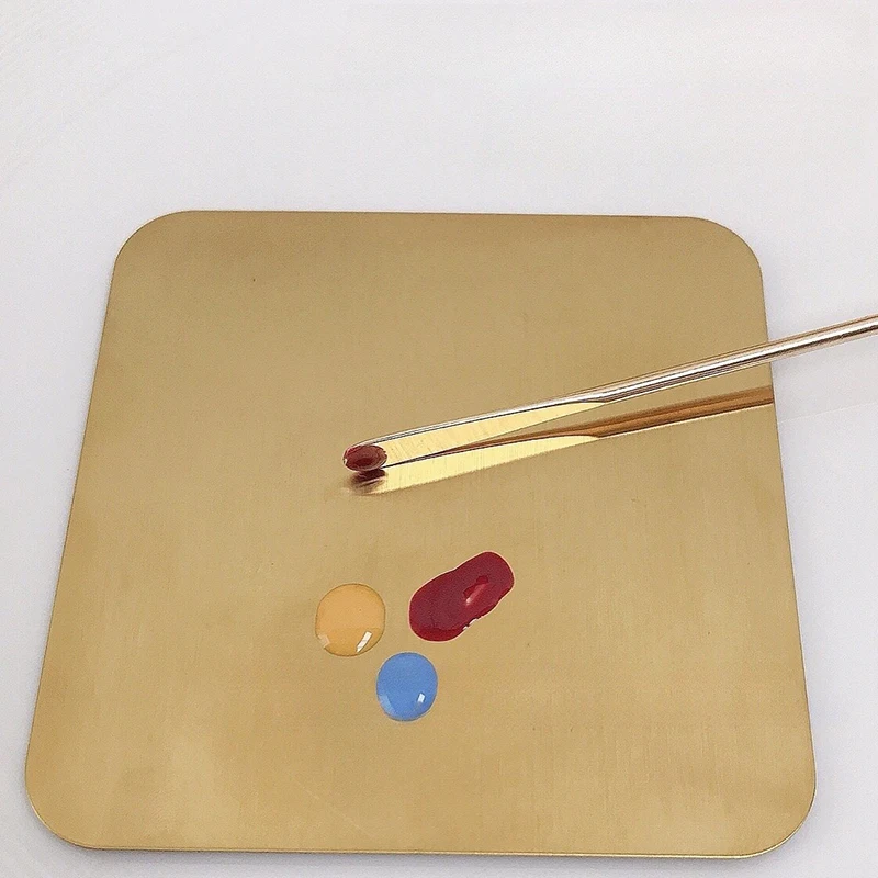 Tavolozza di colori per unghie in metallo multifunzionale per smalto gel, tavolo da disegno, sfondo fotografico per unghie, display di punte per unghie finte