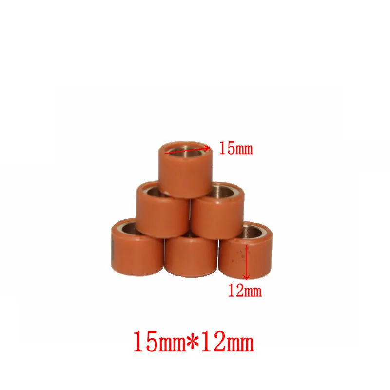 Performance Variator Rollers Roller Set 15x12mm Minarelli For JOG50 JOG90 BWS 50 100 VINO50 JOG100 RS100 MIO100 ZIP F-act50