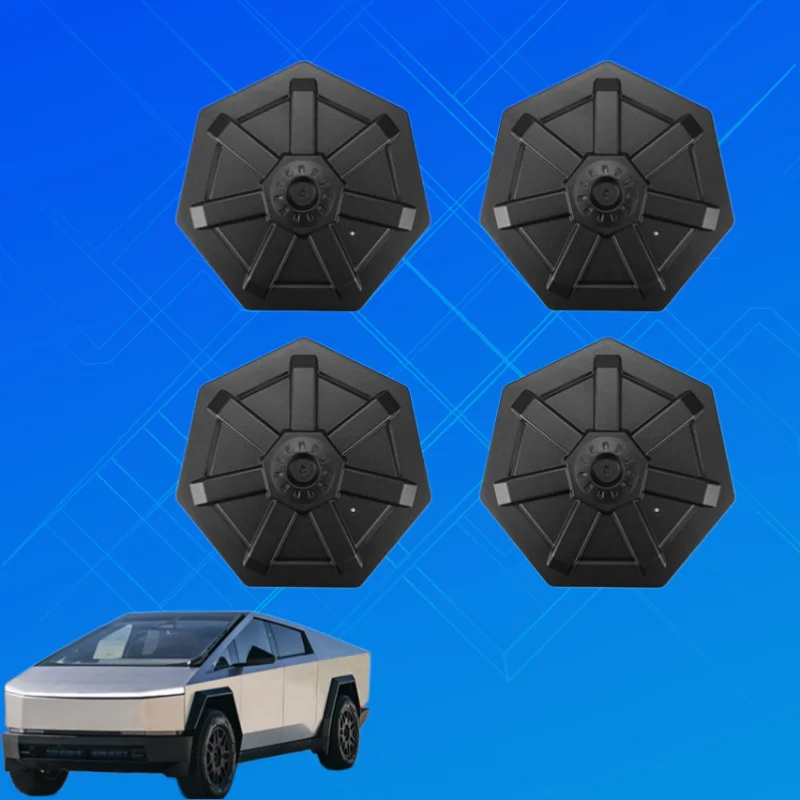 

4x Wheel Center Caps Hub Cover For Tesla Cybertruck 2023 2024 2025