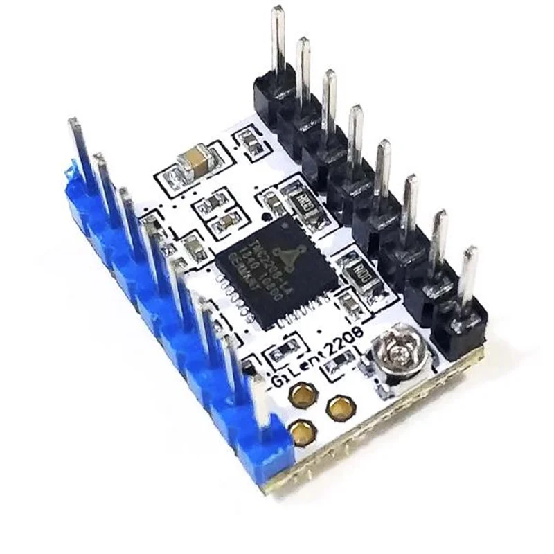 Acessório da impressora 3D, movimentação deslizante do motor, subdivisão 256 silenciosa, corrente máxima, 2A, TMC2208 V1.2