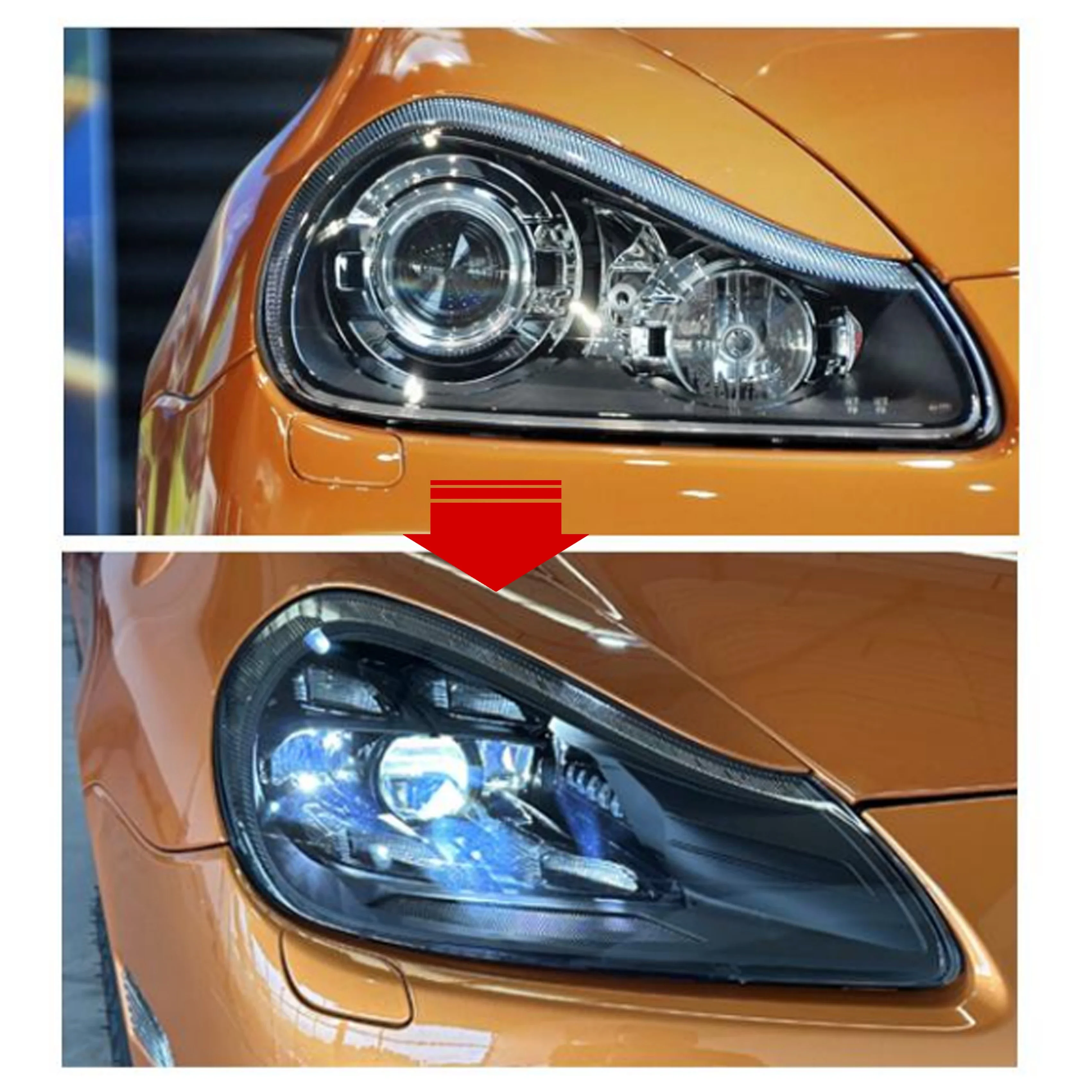 Car Lights LED Front Lamps For  Headlights 957 2007-2010 Upgrade Matrix laser Head Lampscustomcustom