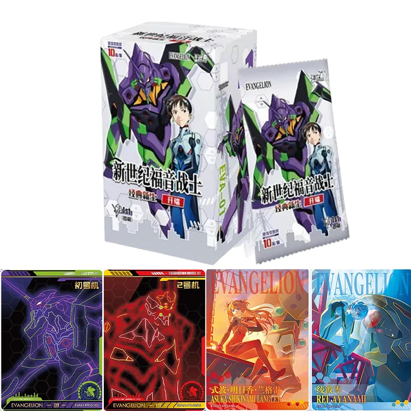

KAYOU Official Genuine Neon Genesis Evangelion Classic Rebirth Beginnings EVA Cards Anime Peripherals Holiday Gift Toys