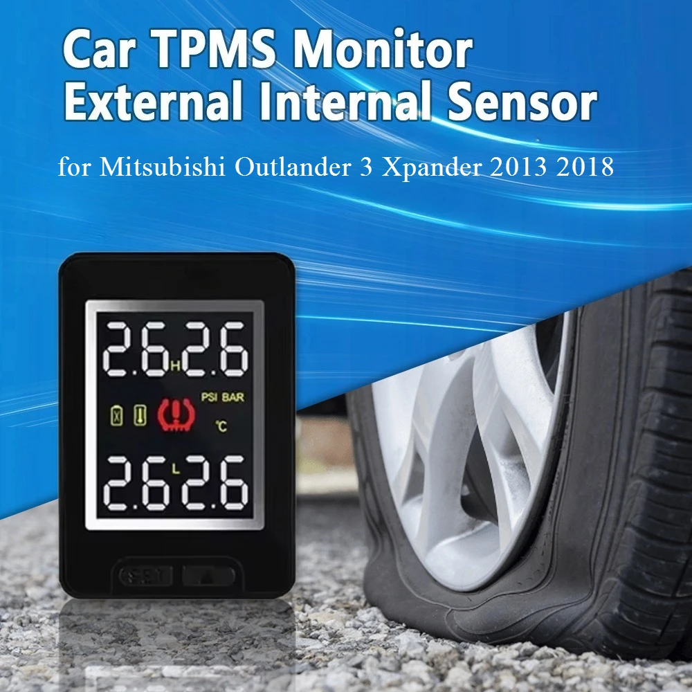 

LCD Screen Quick Install TPMS Tire Pressure Monitor Systems for Mitsubishi Outlander 3 Xpander 2013 2018 Accessories