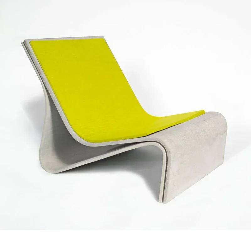 

Sun Lounger Nordic Minimalism Villa Outdoor Garden Balcony Waterproof and Sun Protection Backrest Leisure Chair