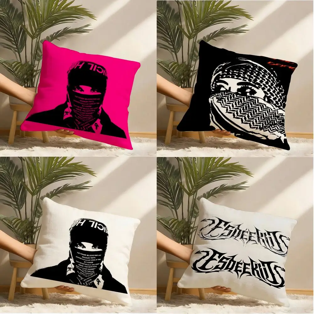 

E-esDeeKid Rapper Pillow Case Pillowcase, Double-sided Printed, Sofa Cushion, Bedroom Headboard Pillow