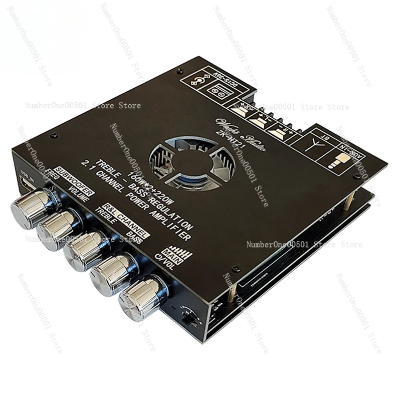 

Ht21 Upgraded 2.1 Channel Tda7498e Bluetooth Amplifier Module Tone Subwoofer 160wx2 220w