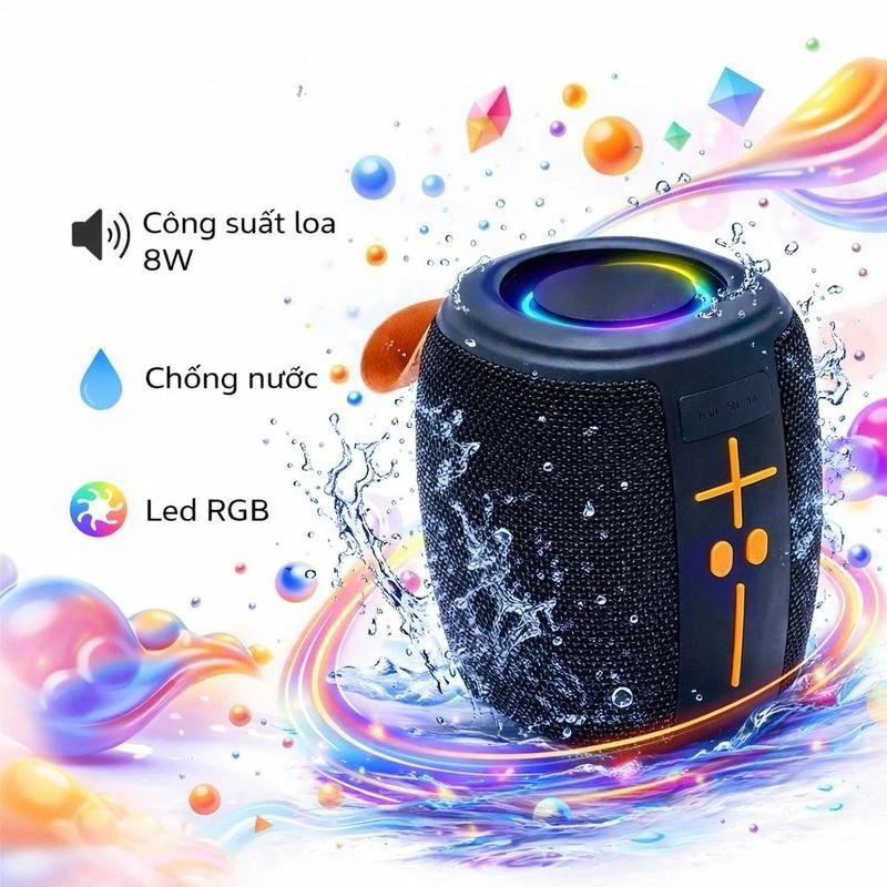 Bluetooth Speaker Small Steel Cannon Outdoor Portable High Power Household High Sound Quality Subwoofer Audio 521g