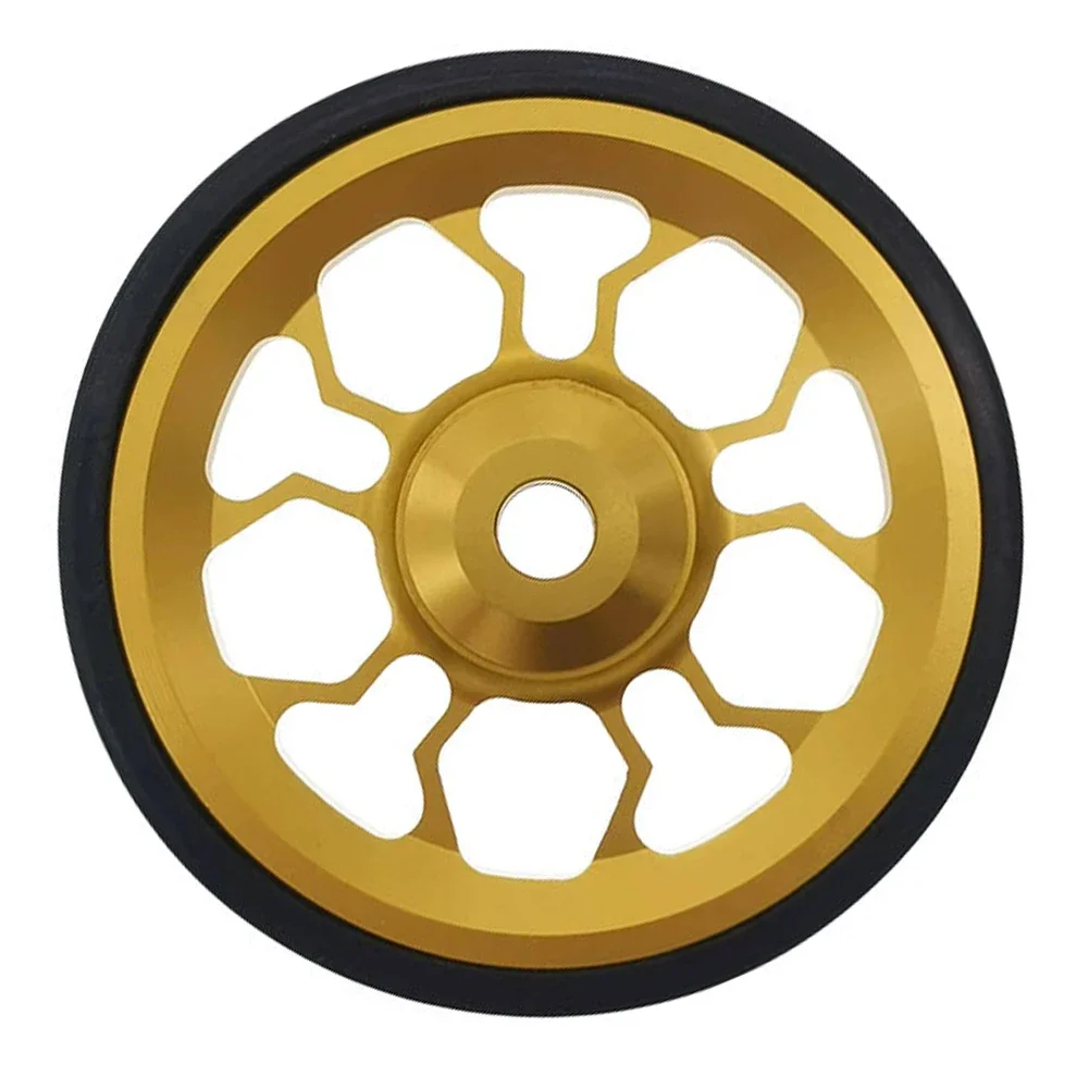 

Practical High Quality Bike Wheel Easy Wheel Large 61mm Aluminium Alloy 61mm Bike Components CNC For Folding Bike