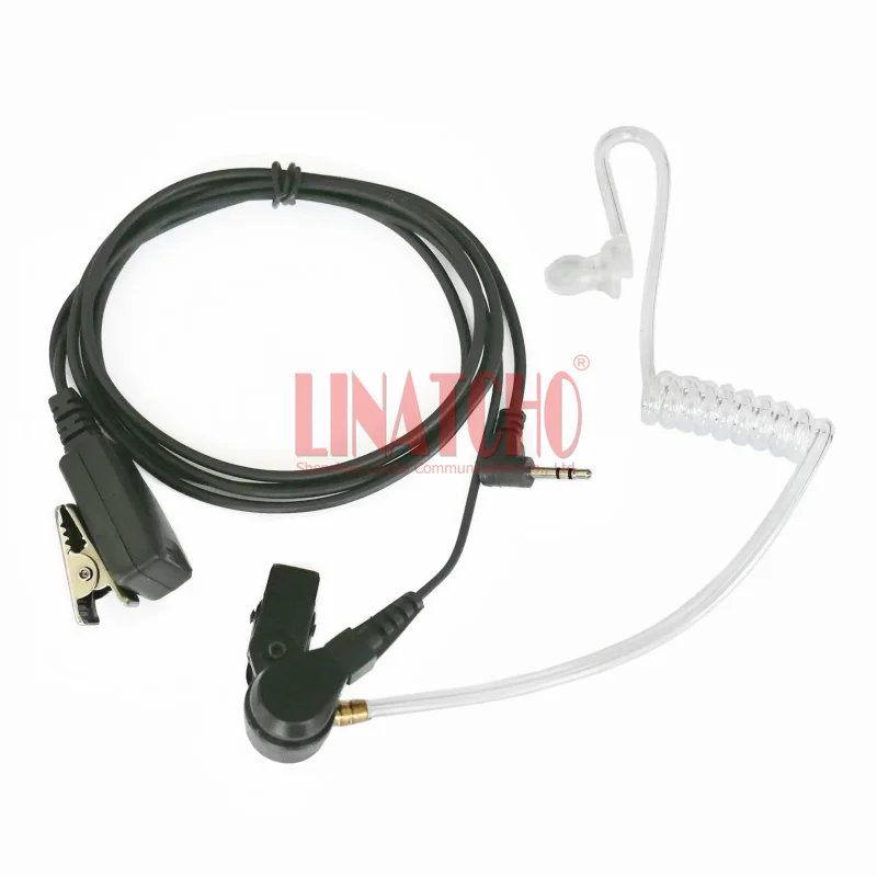 T6200 T6210 T6212 T6220 Walkie Talkie Acoustic Tube Transparent 2.5MM Earphone