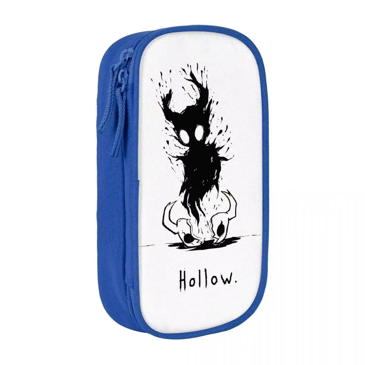 

Cartoon Hollow Knight Game Pencil Cases Fun Ghost Skull Pen Pencil Bags Girl Boy Large Storage Students School Gift Pencilcases