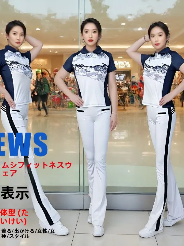 ensemble-de-sport-imprime-pour-femme-manches-courtes-style-evase-motif-cloud-mist-recommande-par-m-zhen-zhen-ideal-pour-l'ete-et-le-fitness-a-jiamusi