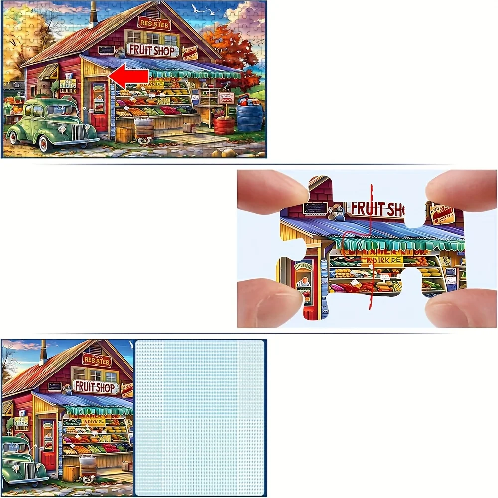 จิ๊กซอว์สำหรับผู้ใหญ่ 500/1000 ชิ้น - ปริศนาท้าทายขนาดใหญ่ที่ใช้ภาพที่ซับซ้อน เหมาะสำหรับคืนเกมส์ครอบครัวคลายเครียด