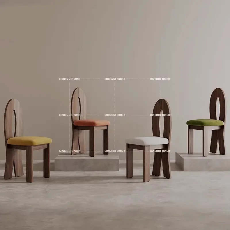Jewelry Postmodern Dining Chair Vintage Wedding Retro Throne Designer Service Dining Chair Comfortable Muebles Hotel Furniture