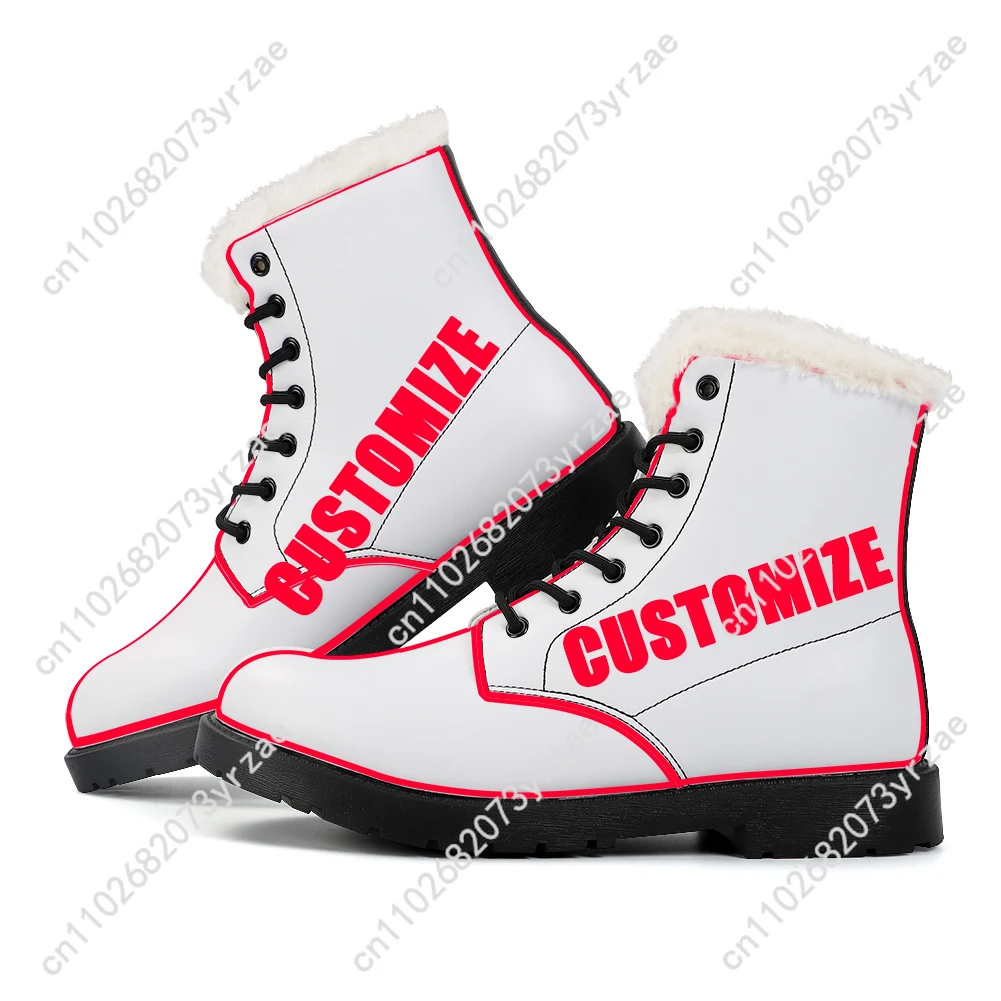 Judas Priest Stivali di peluche Scarpe casual da donna per adolescenti da esterno Mantieni caldi stivali in pelle Stampa Scarpe su misura di alta qualità