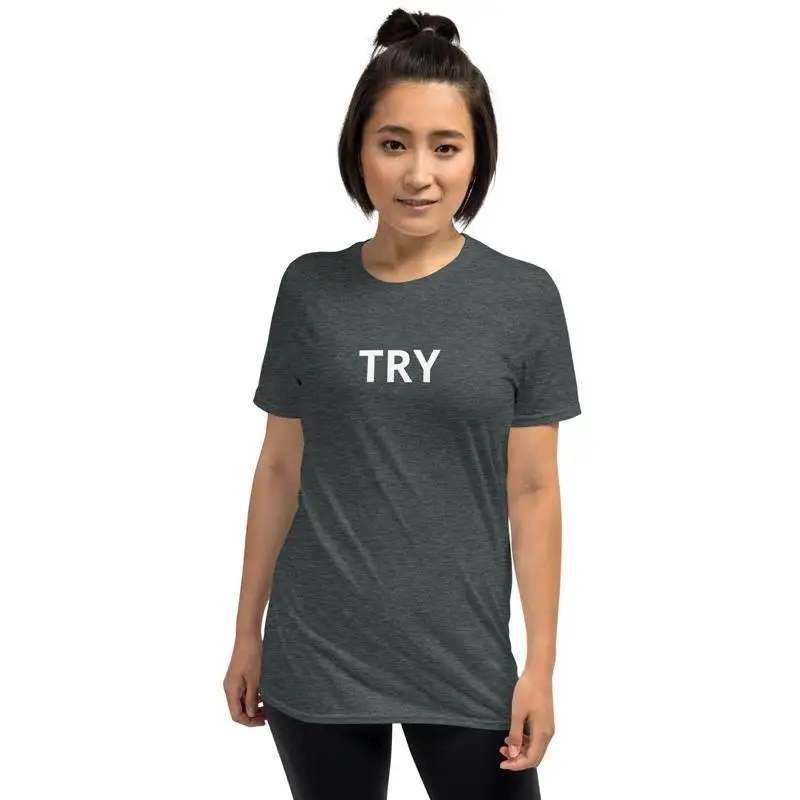

Try T Shirt Dad S For Him Her Men'S Shirts Sports Christmas To Be Good
